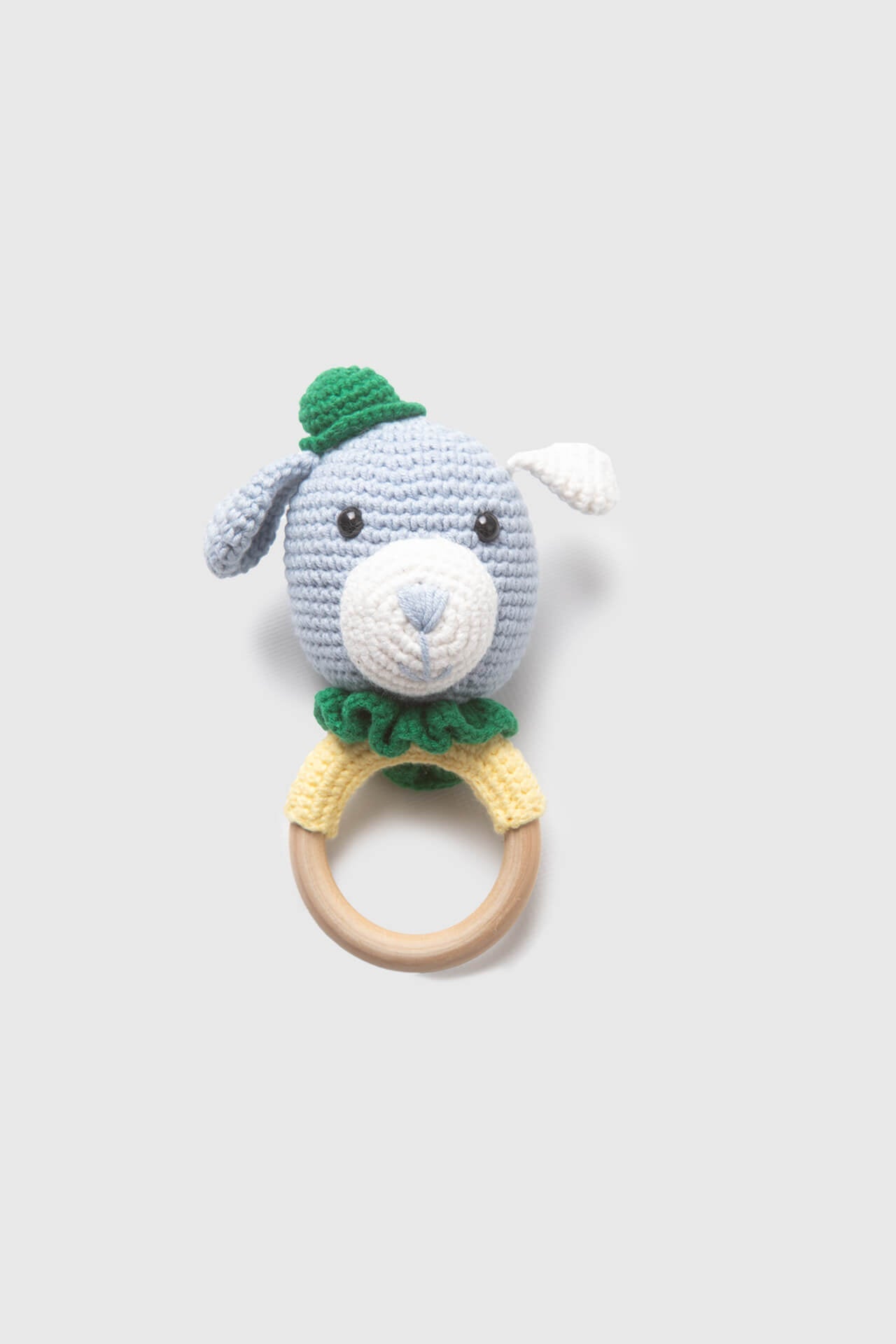 Totzee; Amigurumi Köpek Çıngırak Mavi; Amigurumi Dog Rattle Blue