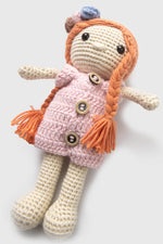 Totzee; Amigurumi Oyuncak Bebek Pembe; Amigurumi Doll Pink