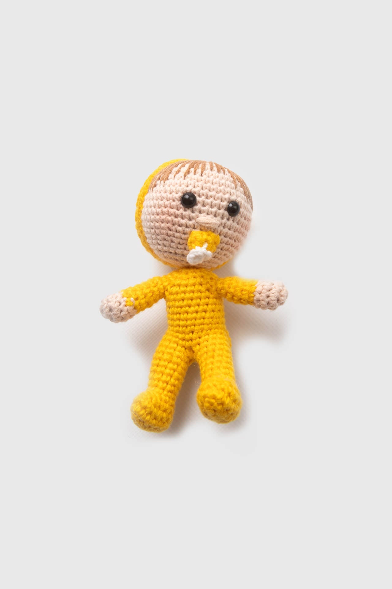 Totzee; Amigurumi Oyuncak Bebek Sarı; Amigurumi Doll Yellow