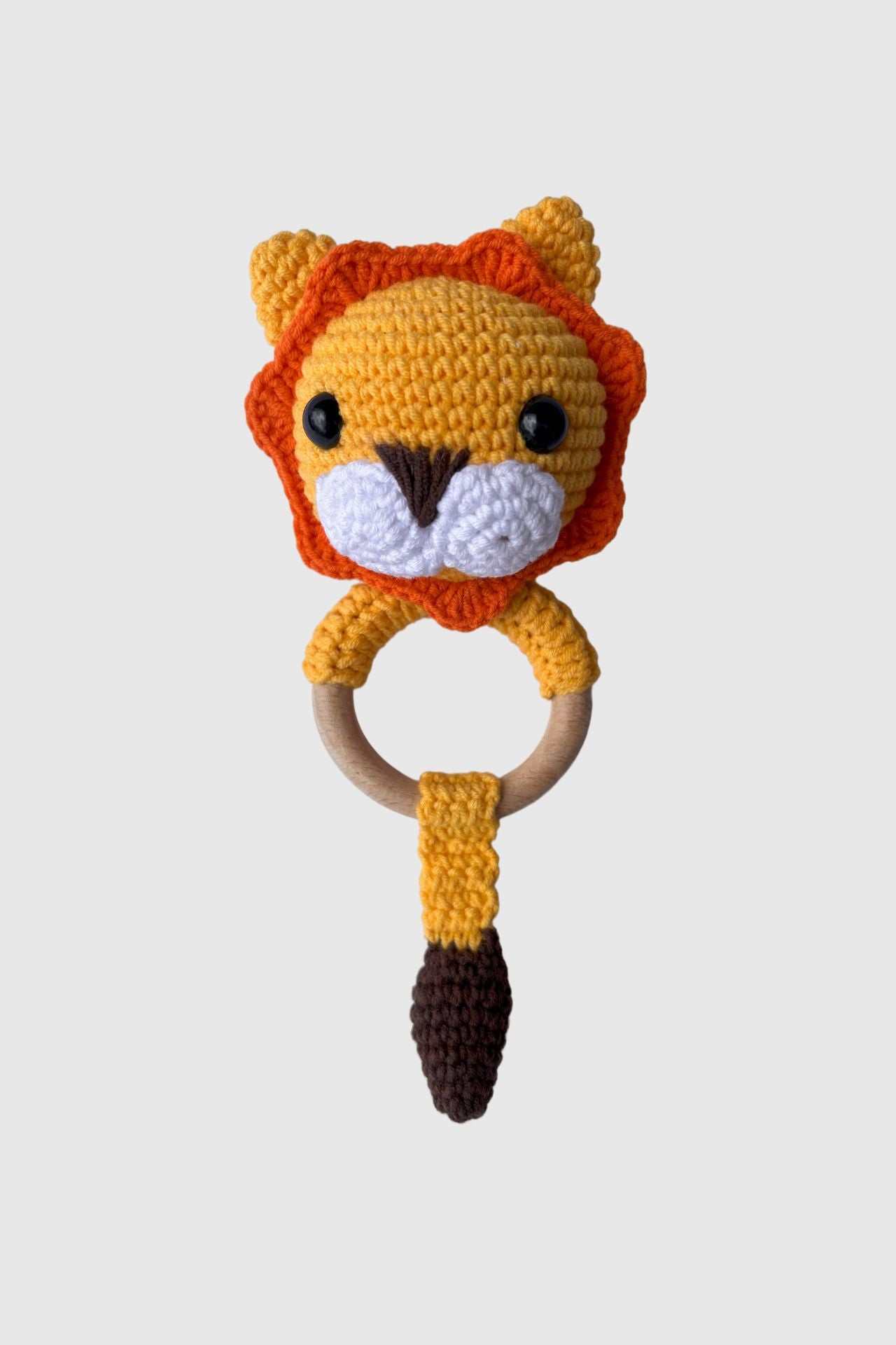 Totzee; Amigurumi Aslan Çıngırak Sarı; Amigurumi Lion Rattle Yellow