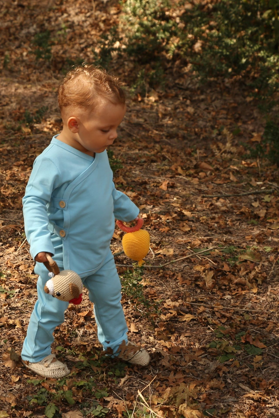 Totzee; Basic Pantolon Gökyüzü Mavisi; Basic Trousers Sky Blue