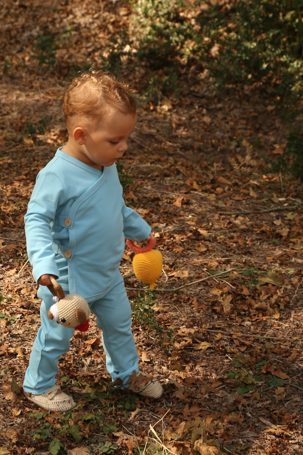 Totzee; Basic Pantolon Gökyüzü Mavisi; Basic Trousers Sky Blue