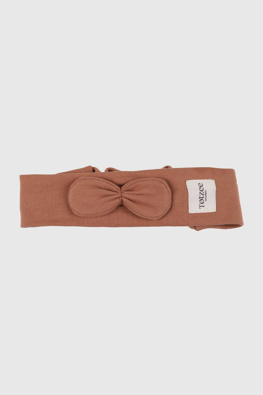 Totzee; Fiyonklu Saç Bandı Camel Kahverengi; Bow Headband Camel Brown