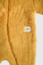 Totzee; Kapüşonlu Pelüş Tulum Safran Sarısı; Hooded Plush Romper Saffron Yellow