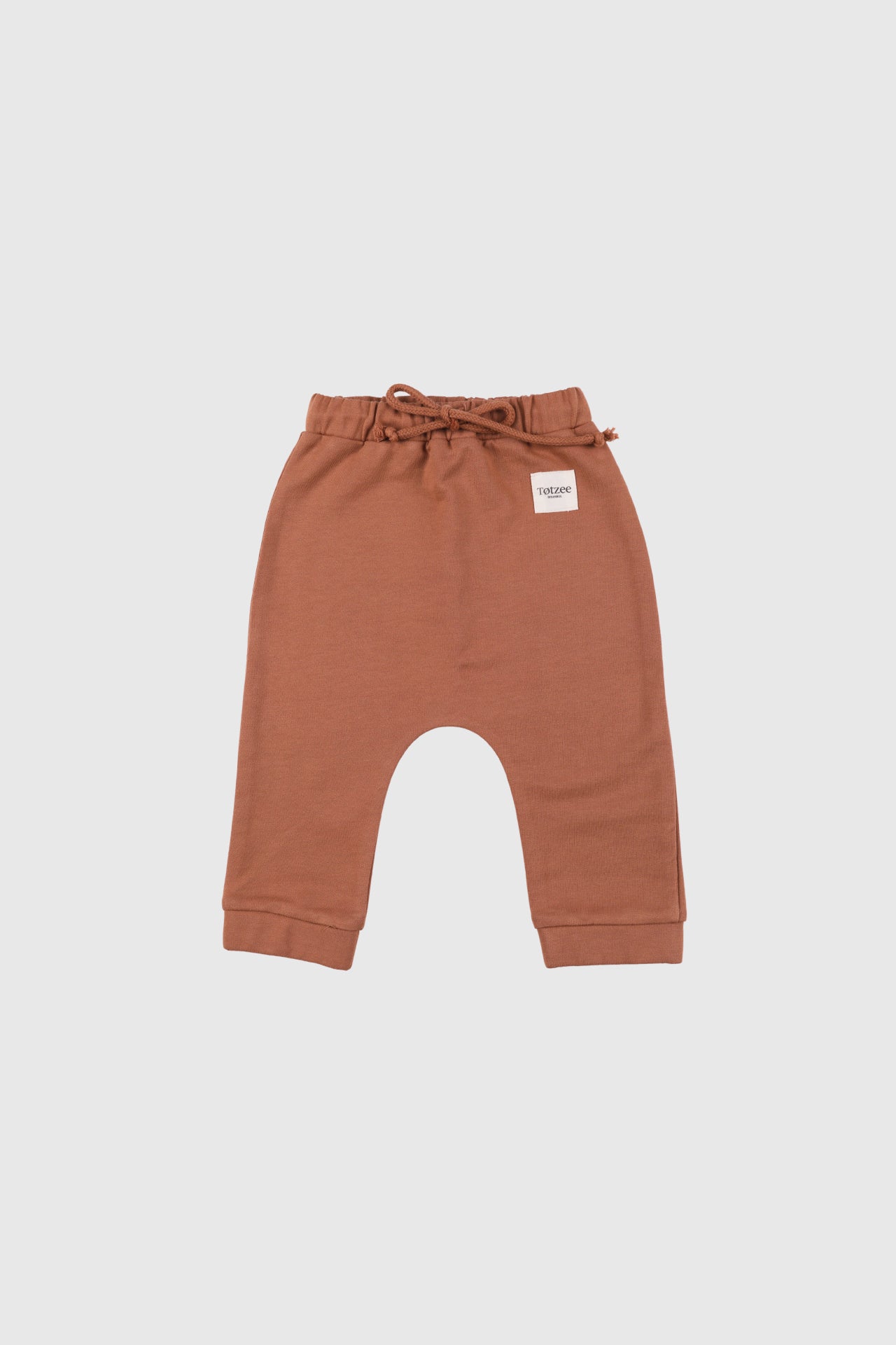 Totzee; Bağcıklı Basic Pantolon Camel Kahverengi; Jogger Basic Trousers Camel Brown