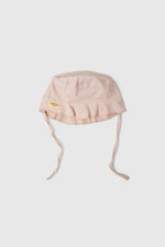 Totzee; Keten Bucket Bağcıklı Şapka Fildişi; Linen Bucket Lace Up Hat Ivory