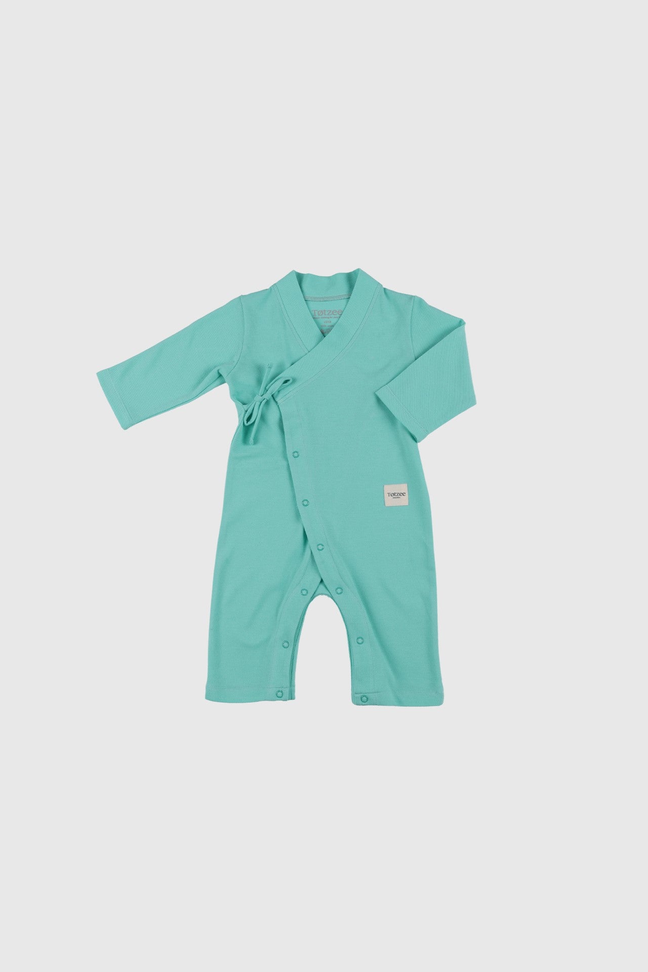 Totzee; Uzun Kimono Tulum Mint Yeşili; Long Kimono Romper Mint Green