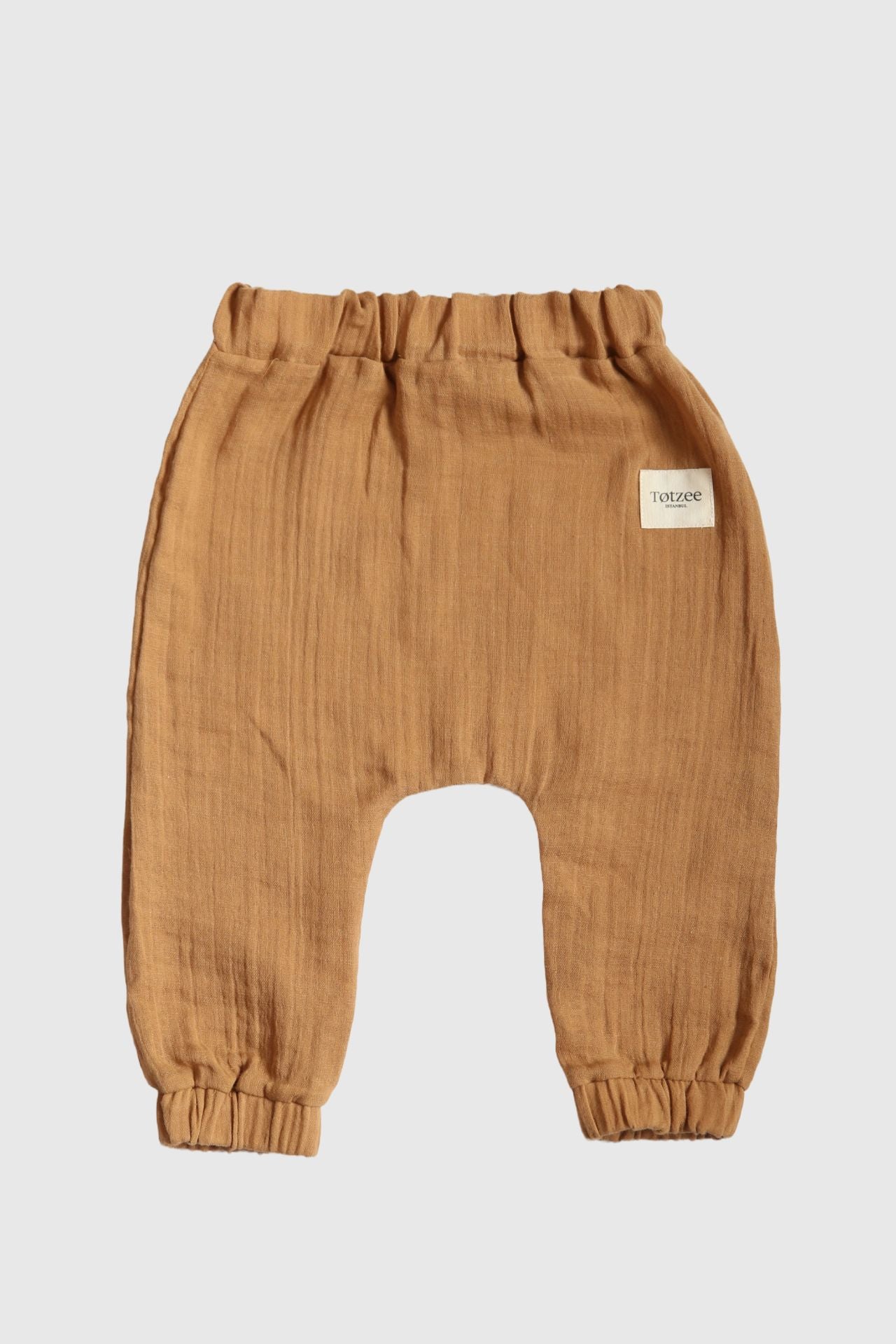 Totzee; Müslin Balon Pantolon Camel Kahverengi; Muslin Balloon Trousers Camel