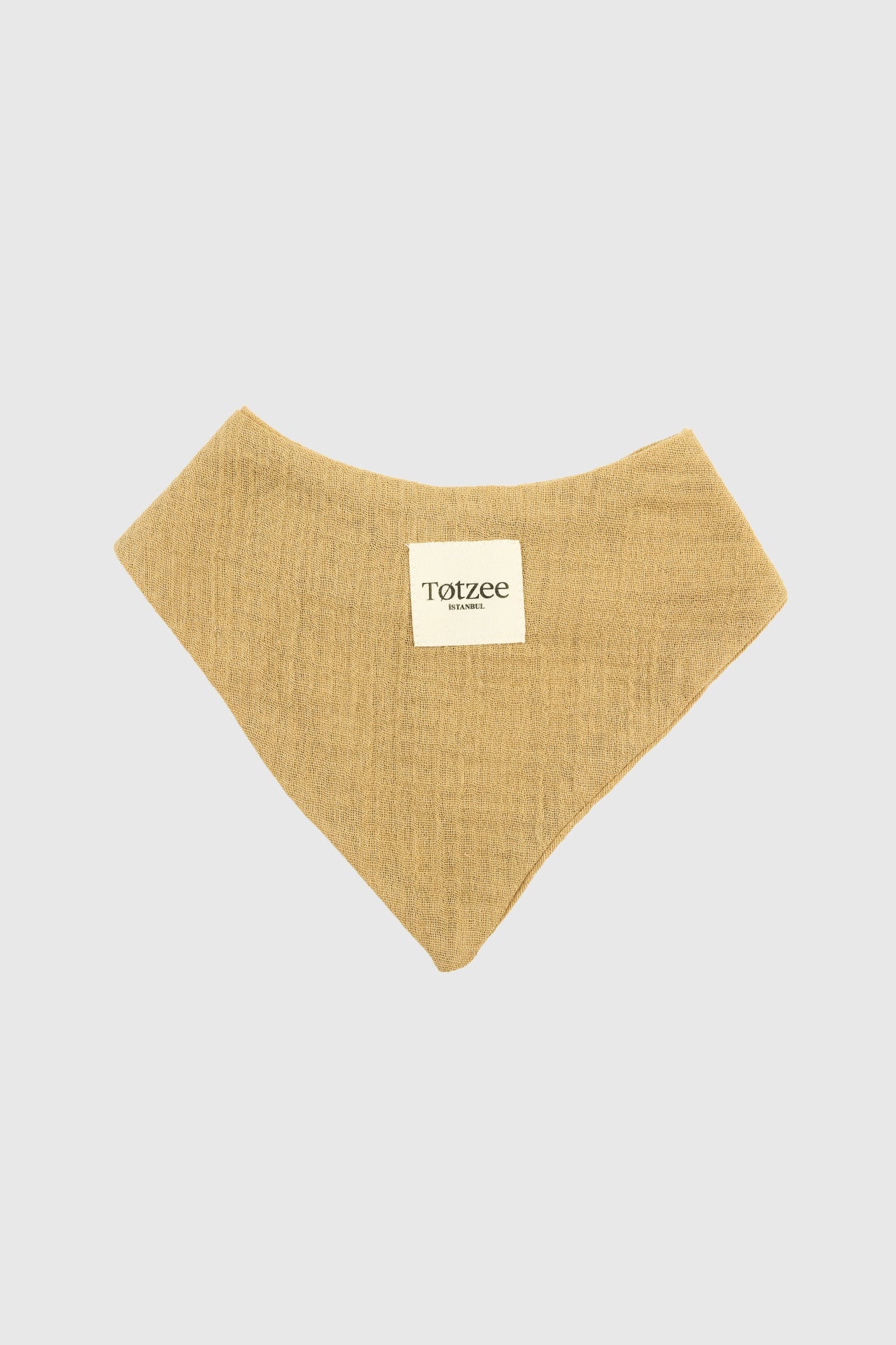 Totzee; Müslin Fular Önlük Kumsal Beji; Muslin Bandana Bibs Desert Sand