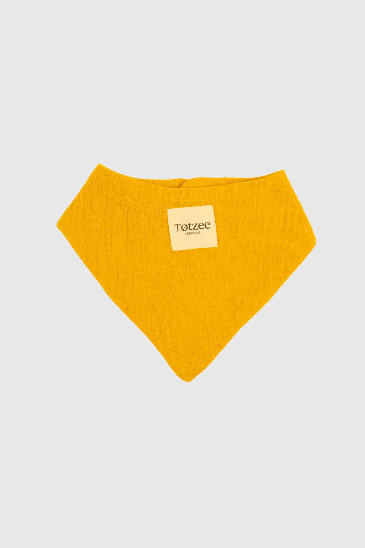 Totzee; Müslin Fular Önlük Sonbahar Sarısı; Muslin Bandana Bibs Autumn Yellow