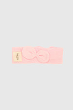 Totzee; Müslin Fiyonklu Saç Bandı Pembe; Muslin Bow Headband Pink