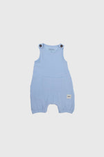 Totzee; Müslin Kanguru Cepli Salopet Bebek Mavisi; Muslin Kangaroo Pocket Salopettes Baby Blue