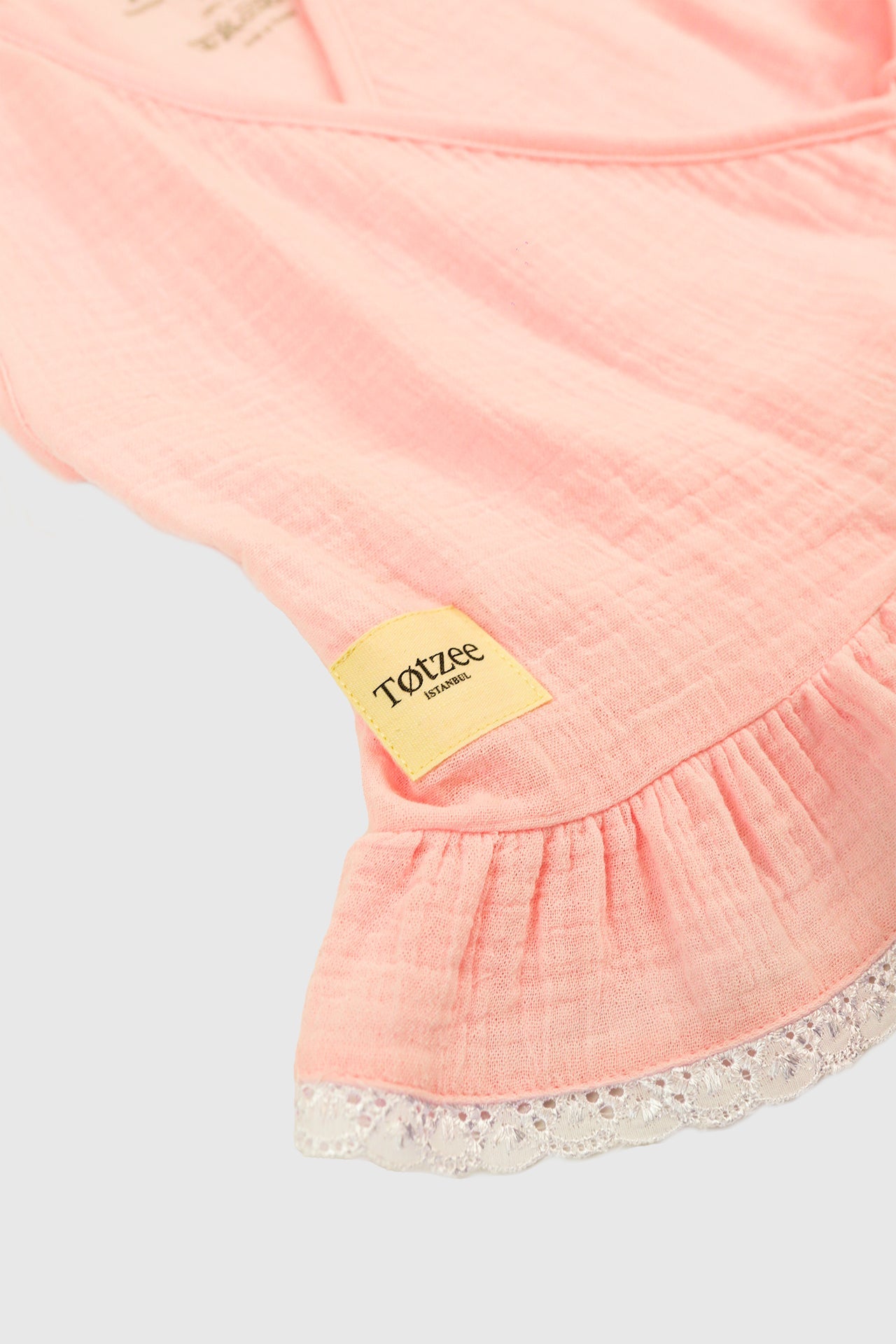 Totzee; Müslin Kimono Elbise Pembe; Muslin Kimono Dress Pink