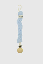 Totzee; Müslin Emzik Askısı Bebek Mavisi; Muslin Pacifier Strap Baby Blue