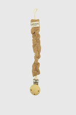 Totzee; Müslin Emzik Askısı Kumsal Beji; Muslin Pacifier Strap Desert Sand