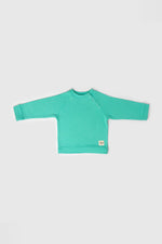 Totzee; Çıtçıtlı Kapitone Sweatshirt Mint Yeşili; Quilted Snap Sweatshirt Mint Green