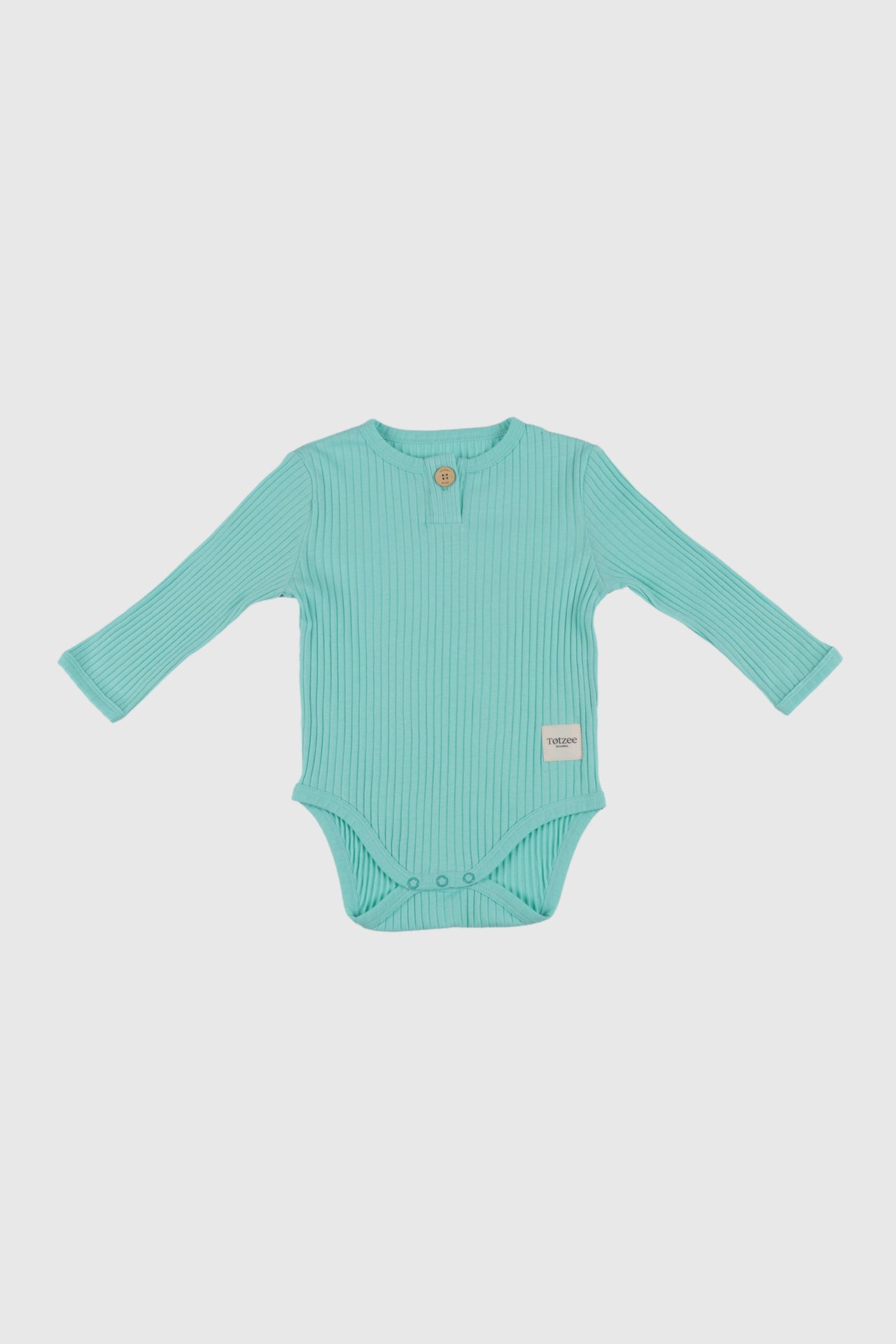 Totzee; Fitilli Body Mint Yeşili; Ribbed Body Mint Green