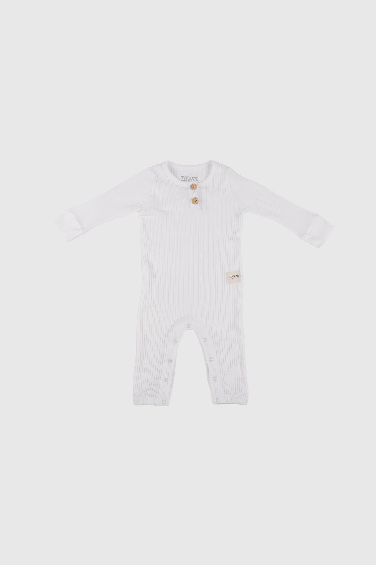 Totzee; Fitilli Tulum Ekru; Ribbed Romper Ecru