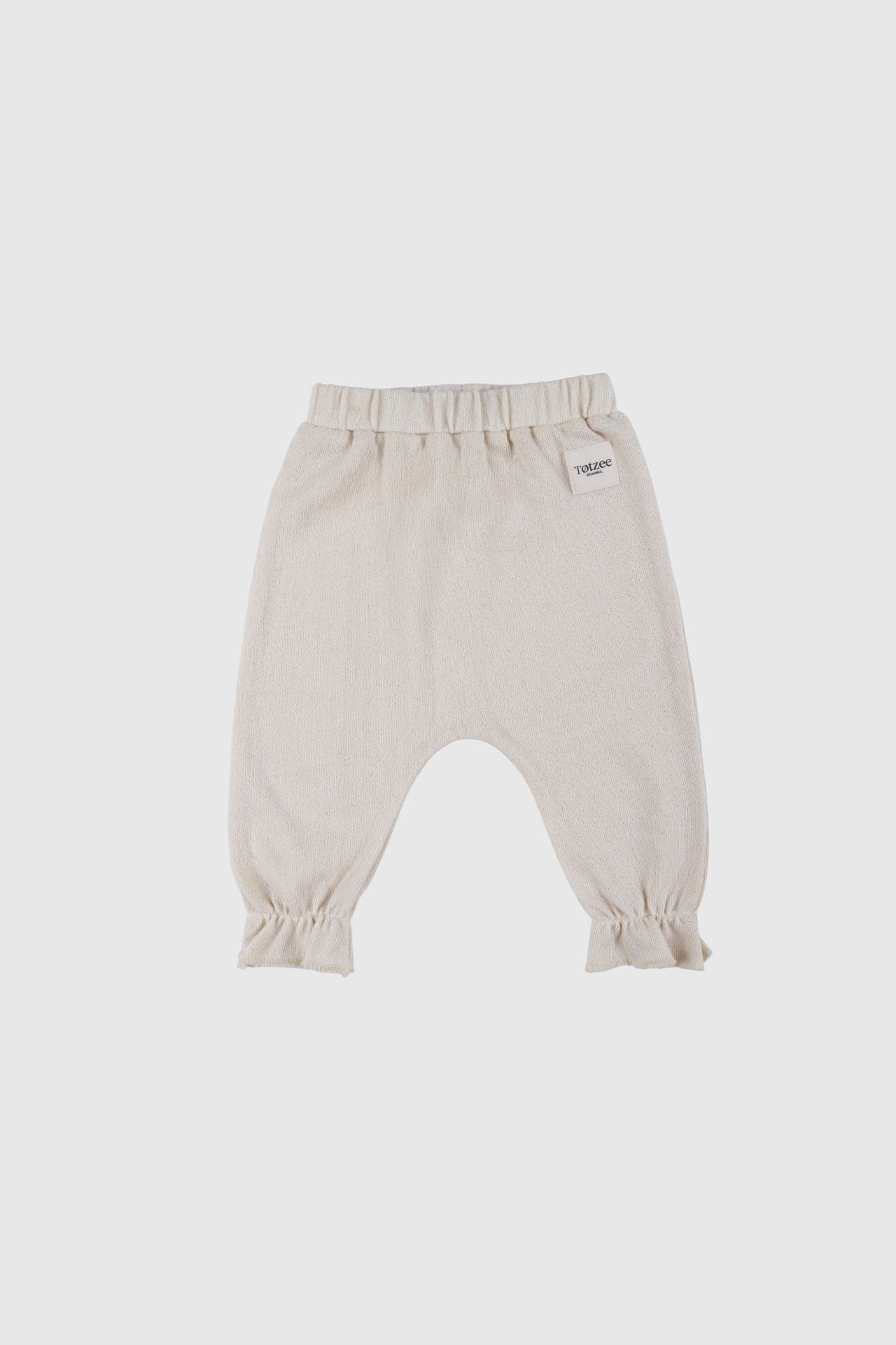 Totzee; Fırfırlı Pantolon Bej; Ruffled  Trousers Beige