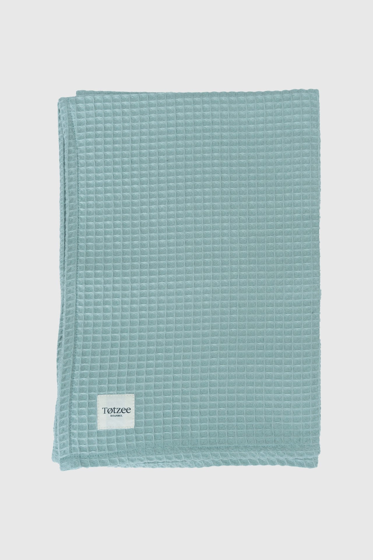 Totzee; Waffle Pike Mint Yeşili; Waffle Blanket Mint Green